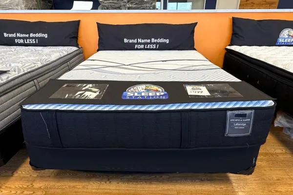 Stearns & Foster Lakeridge mattress.